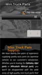 Mobile Screenshot of mini-truck-parts.com