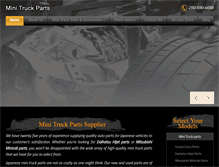 Tablet Screenshot of mini-truck-parts.com